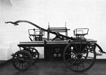 Feuerwehr doppelschwengelige Handdruckpumpe 1907